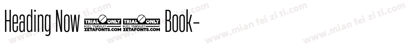 Heading Now 63 Book字体转换